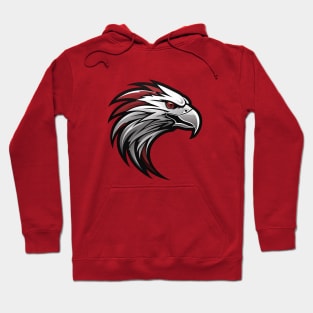 Red and Silver Falcon Hoodie